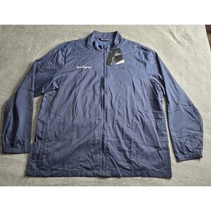 Travis Mathew Surfside Jacket Mens 3XL VTG Indigo Full Zip Golf Performance NWT